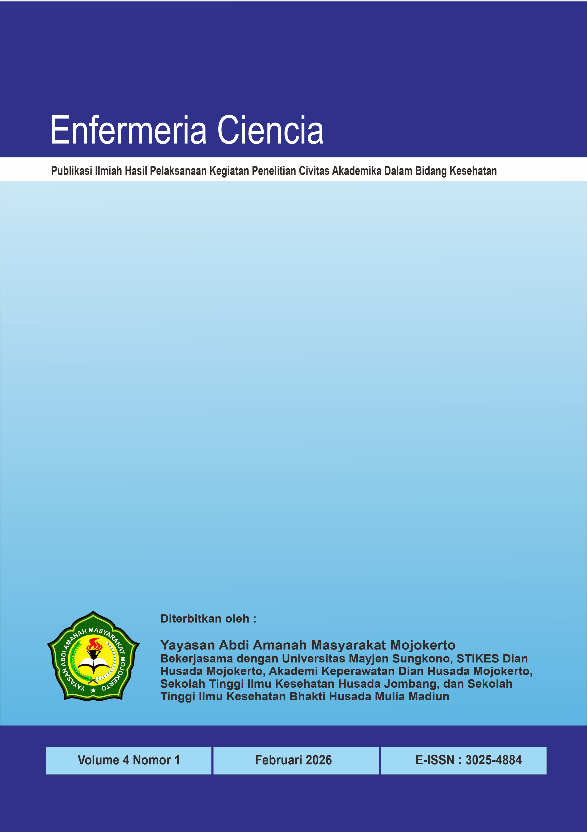 					View Vol. 4 No. 1 (2026): Jurnal Enfermeria Ciencia, Volume 4, Nomor 1, Februari 2026
				